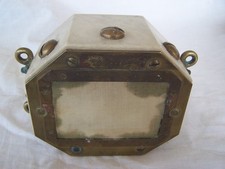 VINTAGE BBC MARCONI-REISZ MICROPHONE. MICA DIAPHRAGM, EARLY WIDE MODEL. 1920s