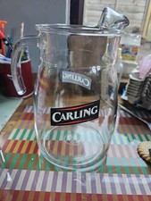 Carling glass jug - glass, pint