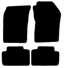 Fits Alfa Romeo GT 2004-2010 Black Luxury Velour Tailored Car Mats Hitech