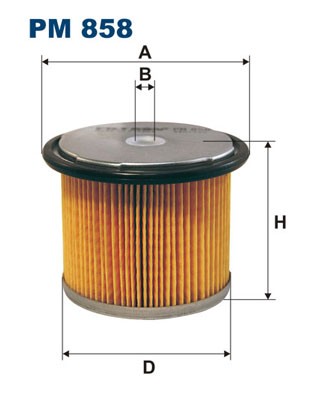 Fits filtron 858 fuel - pm,
