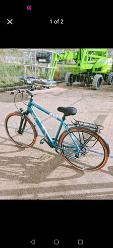 Vista hybrid bike blue - ,