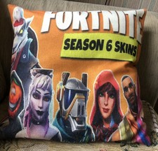 Fortnite Season 6 Skins Style Cushion With Zip Children’s Novelty Double Sided