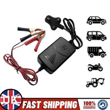 12v 12 Volt Electric Trickle Battery Charger Car Motorcycle Quad Mower Leisure
