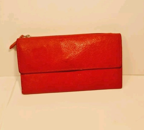 Red real leather women multi - real,