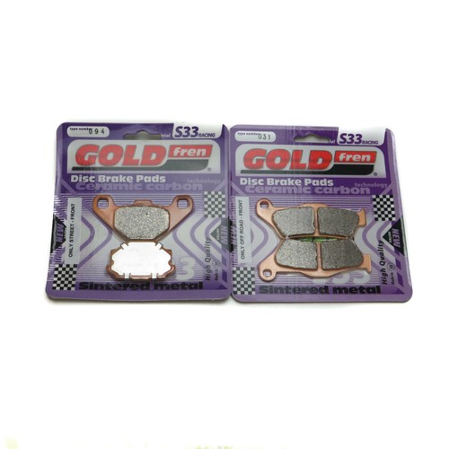 Goldfren s33 brake pads - pads, front