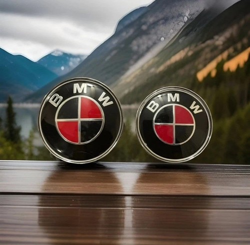 Bmw badges carbon red - bmw,