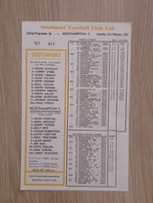 Southport v Northampton Town