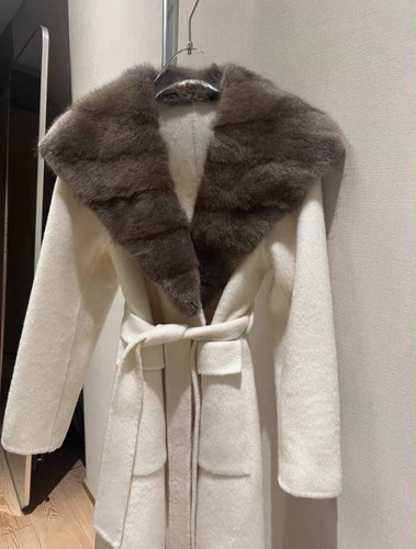 Elegant wool camel blend coat - elegant,