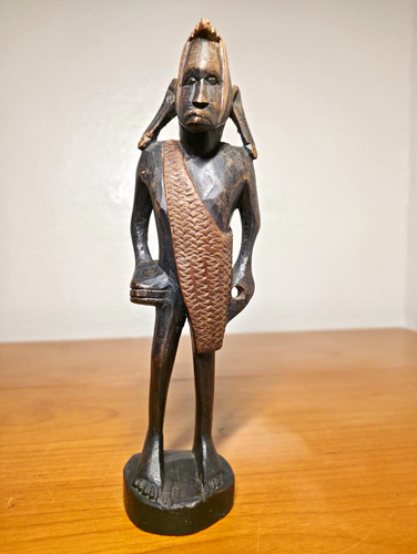 Hand carved wooden tribal - hand,