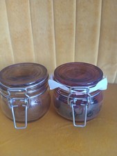 Ikea 2x Glass Jars  With Lids