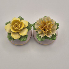 VINTAGE DENTON CHINA SALT AND