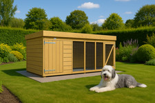 Dog Kennel & Run 10ft x 6ft