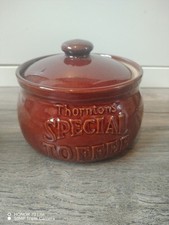 Thorntons Special Toffee Jar Ceramic Sweet Jar With Lid Sweet Treats