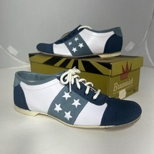 Vintage Brunswick Stars ’N’ Strikes Bowling Shoes Women’s 5 NOS Retro Americana