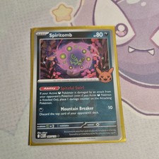 Pokémon TCG Spiritomb Halloween Promo Card 2025 Trick Or Trade Mega evolutions 