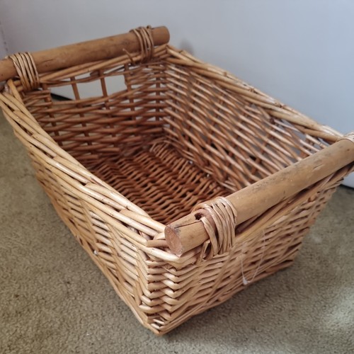 Vintage rectangular wicker - vintage,