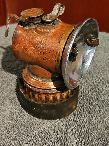 Vintage brass justrite miners - vintage,