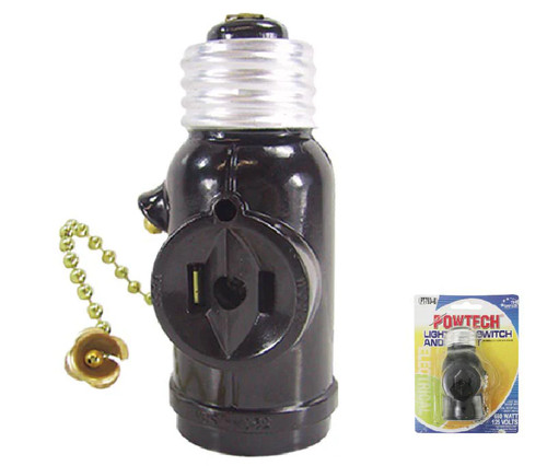 Light bulb switch and socket - light,