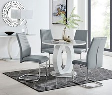 GIOVANI Round White Gloss and