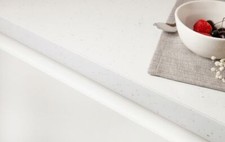 White sparkle gloss laminate - white,