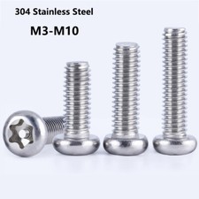 M3-M10 A4 Pin Six-Lobe Torx Button Pan Head Tamper Proof Security Screw Bolt