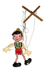 Pinocchio Pelham Walt Disney 1984 80s Vintage Limited 10 Inch Marionete Puppet