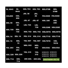 MODEL BUS WATERSLIDE TRANSFERS