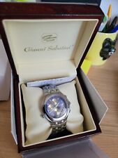 Gianna Sabatini Dive Watch Blue 30mm face EXCELLENT CONDITION BOXED