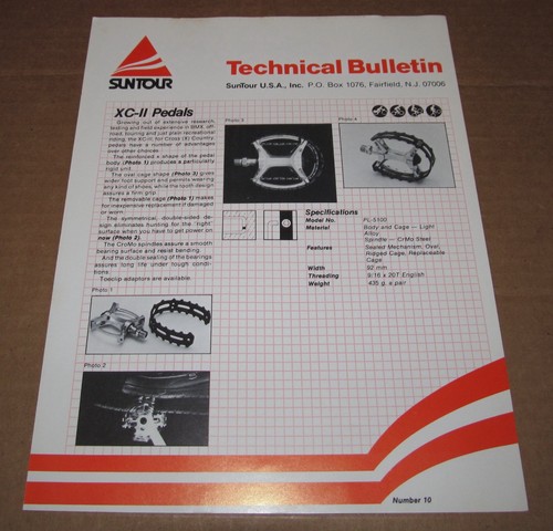 Suntour technical bulletin - suntour,