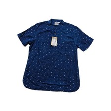 Fabindia Kurta Men Blue Dotted