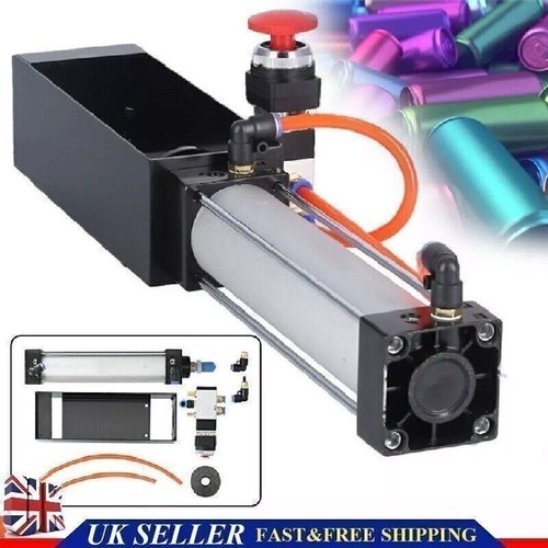 Pneumatic can crusher - can, push
