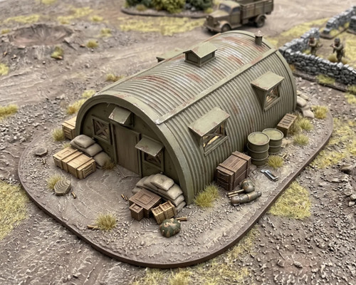 Quonset barracks tabletop - barracks,