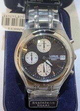 Lorus men's silver chronograph