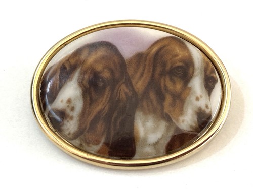 Vintage adorable bassett - adorable,