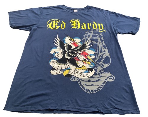 Mens y2k hardy shirt - ed, t