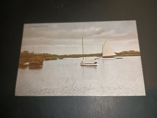 Boating Scene With Barge