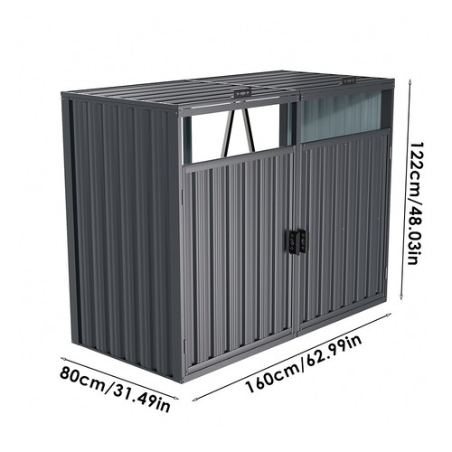 Triple wheelie bin - triple,