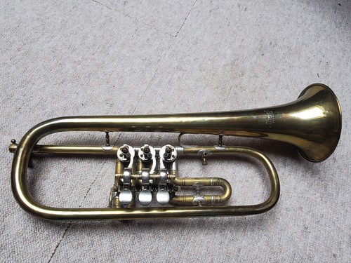 Used old rotary flugelhorn - used, bb-