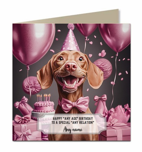 Personalised birthday card for - birthday,