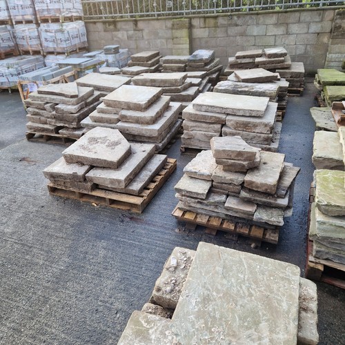 Reclaimed smooth yorkstone - smooth,