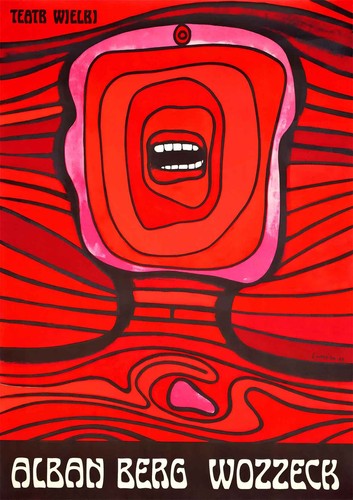 Wozzeck 1964 theatre poster - wozzeck,