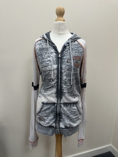 Harley davidson rhinestone zip - rhinestone,