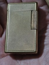 S.T. Dupont Ligne 1 Large Lighter – Rose Gold-Plated Diamond Guilloche – Vintage