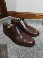 Clarks Brown Leather Lace Up