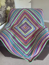 Bright Granny Square Crochet