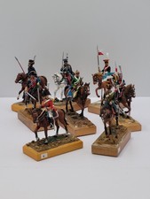 Job Lot. Del Prado Napoleon At War 8 Horseback Figurines (Mounted) Height: 10cm