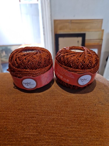 Anchor metallic crochet - metallic,