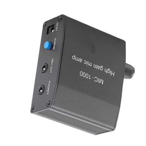 High gain mic - high, boost