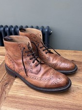 Barker Brogue Leather Boots