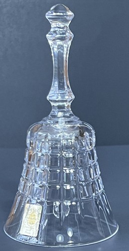 Lead crystal bell bayel golden - lead,